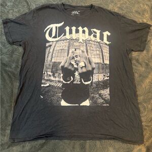 Black Graphic Tupac T-Shirt